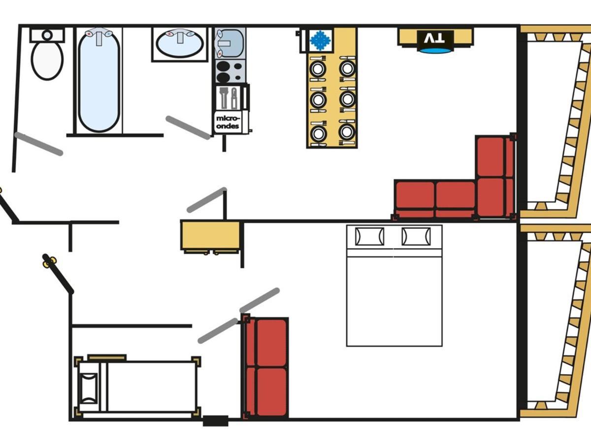 Appartement Val-D'Isere, 2 Pieces, 6 Personnes - Fr-1-519-17 외부 사진